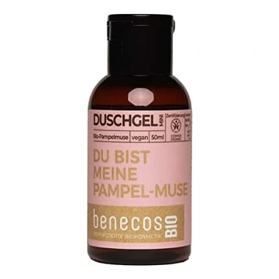 Abbildung von benecosBIO Mini Duschgel Pampelmuse DU BIST MEINE PAMPEL MUSE vegan recyceltes Plastik