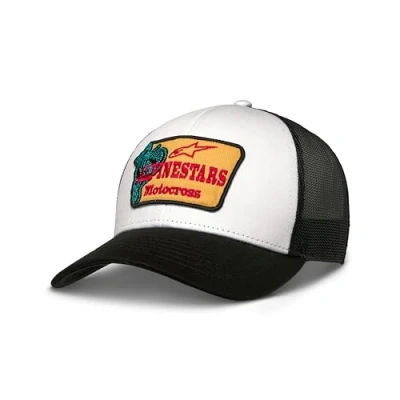Abbildung von Alpinestars Herren Hardware Trucker Hat Baseballkappe, Weiß/Schwarz, One Size