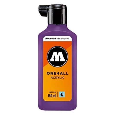 Abbildung von Molotow ONE4ALL Refill Acryl, Farbe 042 johannisbeere 180 ml, Nachfülltinte für Permanentmarker