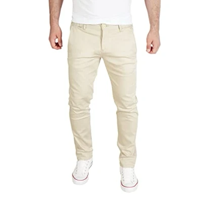 Abbildung von PITTMAN Andrew Chino Hosen Herren Männer Stoffhose Slim Fit Chinohose, Beige (Rainy Day 135304), W36/L32
