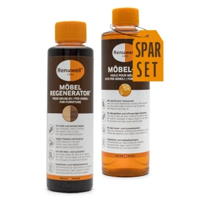 Abbildung von Renuwell Spar Set Möbel Öl 500 ml + Regenerator