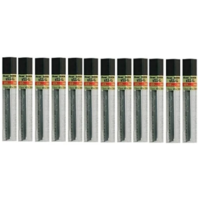 Abbildung von Pentel Ersatzminen, 0,5 mm (Packung mit 12 Röhren, Minen pro Röhre) 3B 0.5mm Refill Leads