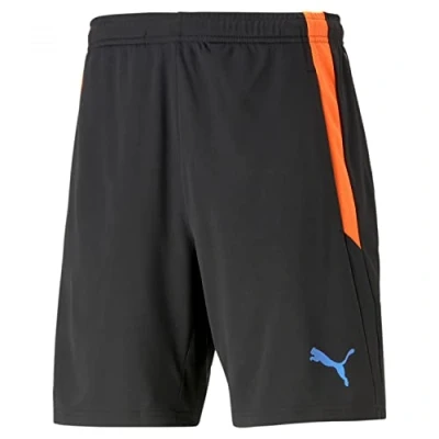 Abbildung von PUMA Unisex Kinder Teamliga Trainingsshorts 2 Jr (offene Taschen) Strick Shorts, Black Fast Yellow, 164