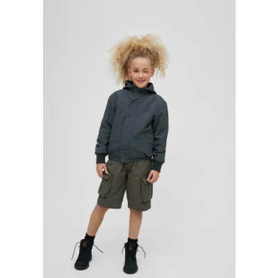 Abbildung von Brandit Übergangsjacke für Kinder, Größe: 170/176, Anthracite