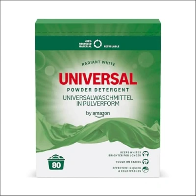 Abbildung von by Amazon Universal Waschpulver, 4,8kg, 80 Waschladungen