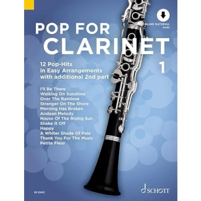 Abbildung von Pop for Clarinet 1: 12 Hits in Easy Arrangements. Band 1. 1 2 Klarinetten. (Pop Clarinet, 1)