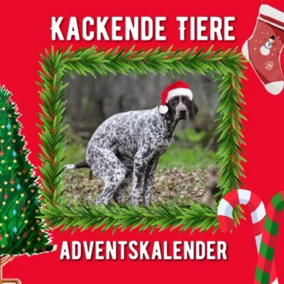 Abbildung von Kackende Tiere Adventskalender: furzen und kacken, lustiges Malbuch. Ein Geschenk für einen Freund