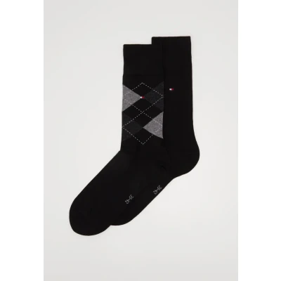 Abbildung von Tommy Hilfiger MEN SOCK 2 PACK Socken, Herren, Größe: 39 42, Black