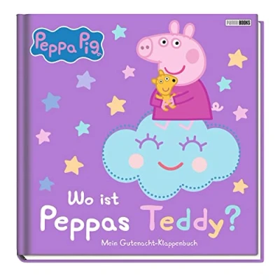 Abbildung von Peppa Pig: Wo ist Peppas Teddy? Mein Gutenacht Klappenbuch: Pappbilderbuch mit Klappen