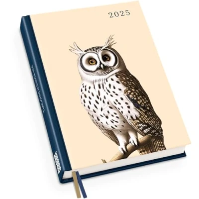 Abbildung von Taschenkalender Eule 2025 Von 30x40 Terminplaner mit Wochenkalendarium Format 11,3 x 16,3 cm