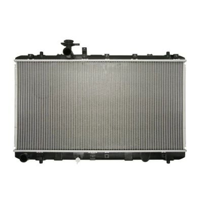 Abbildung von NRF 53581 Kühler, Motorkühlung Aluminium 718 375 16 Kühlrippen gelötet SUZUKI: SX4 I Hatchback, FIAT: Sedici