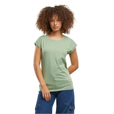 Abbildung von Build Your Brand Damen Ladies Extended Shoulder Tee T Shirt, Ready for dye, XL