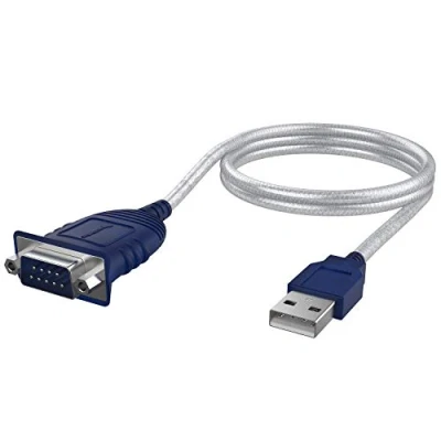 Abbildung von Sabrent USB auf serielles Adapter (85cm) RS232 seriell Kabel, DB 9 Konverterkabel (9 polig) Prolific Chipsatz kompatibel für Windows, Mac OS X 10.6 und höher, Linux 2.4 et plus (CB DB9P)