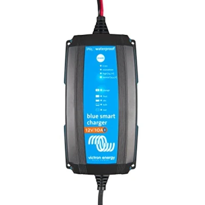Abbildung von Victron Energy Blue Smart Batterie Ladegerät 12 Volt 10 Ampere 230V Autobatterie Batterieerhaltungsgerät und Desulfator IP65 Geschützt Bluetooth CEE 7/17