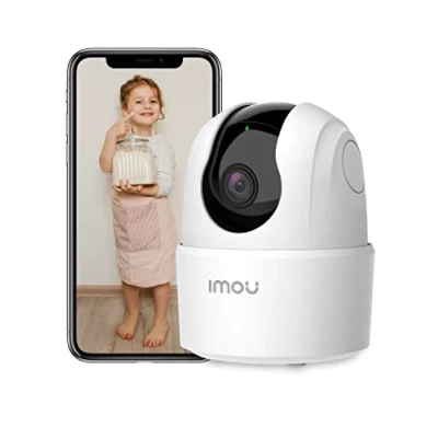 Abbildung von Imou 2K Überwachungskamera Innen WLAN Kamera Überwachung 360 für Hausstier Babyphone mit KI Personenerkennung, Automatische Verfolgung, Nachtsicht, Zwei Wege Audio,Sirene,Funktioniert Alexa
