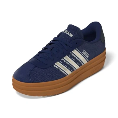 Abbildung von adidas Damen VL Court Bold Shoes Schuhe, Dark Blue/Cyber Metallic/Aurora Ink, 37.5 EU