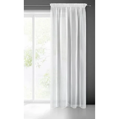 Abbildung von Eurofirany Lucy Voile Vorhang, Weiß, 140 x 270 cm