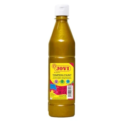 Abbildung von Jovi Plakatfarbe, malfertige Tempera auf Wasserbasis, 500 ml Flasche gold