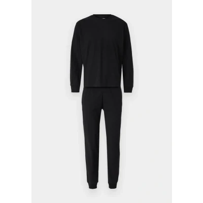 Abbildung von Jack &amp; Jones Jacsolid SET Nachtwäsche Set, Herren, Größe: Medium, Black