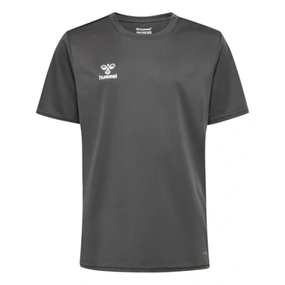 Abbildung von Hummel Essential SS Tshirt basic für Kinder, Größe: 164, Steel gray