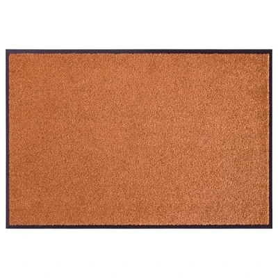 Abbildung von Hanse Home Fußmatte (S XXL) 40x60cm 12 Farben Fussmatte Outdoor Schmutzfangmatte Türmatte Waschbar &amp; Wetterfest rutschfest für Eingangsbereich Außenbereich Orange