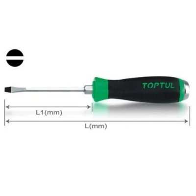 Abbildung von TOPTUL FAGB1020 Schraubendreher S10 200 magnetisch