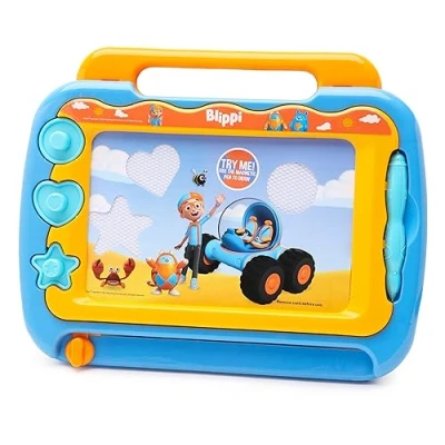 Abbildung von Toyland® Blippi Magnetisches Zeichenbrett Schreib und Zeichentablett Kreatives Spielzeug ab 3 Jahren