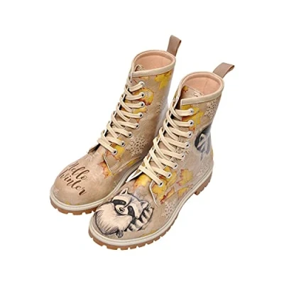 Abbildung von DOGO Schuhe Vegane Damen Boots Stiefeletten Raccoon 39