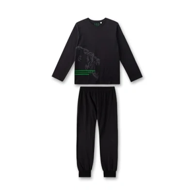 Abbildung von Sanetta Jungen Schlafanzug lang Dunkelblau Hochwertiger und bequemer aus Baumwolle für Jungen. Pyjamaset 128