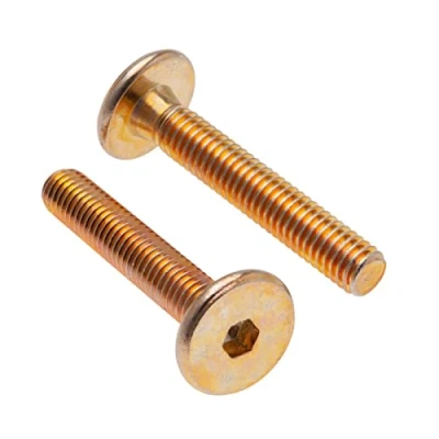 Abbildung von M6 x 35mm Sechskantschrauben für Möbel by Keple, 25 Stück Stahl Sechskantschrauben, Möbelschrauben, Schrauben Bett und Holzmöbel, Sechskant Holzschrauben, Möbelbeschläge.