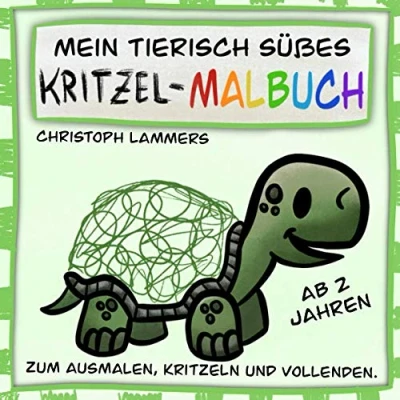 Abbildung von Mein tierisch süßes Kritzel Malbuch ab 2 Jahren: Zum Ausmalen, Kritzeln und Vollenden