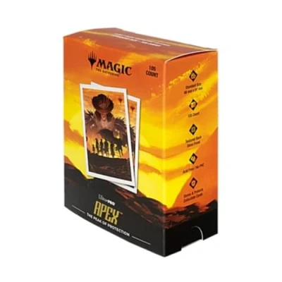 Abbildung von Ultra PRO Outlaws of Thunder Junction 105ct APEX™ Deck Protector Sleeves Ft. Gang Silhouette for Magic: The Gathering
