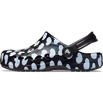 Abbildung von Crocs Unisex Baya Graphic Clog, schwarz/weiß, 46/47 EU