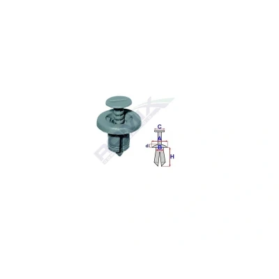 Abbildung von ROMIX C50248 Clip RENAULT: ESPACE 4, MEGANE 2, CLIO 2