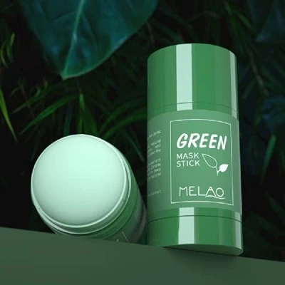 Abbildung von Green Tea Mask Stick,Green Stick For Face,Green Mitesser,Porentiefe Reinigung,GrüNtee Maske FüR Alle Hauttypen Von MäNnern Und Frauen