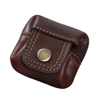Abbildung von STILORD &#039;Varys&#039; Börse Geldbörse Leder Klein Vintage Mini Portemonnaie Echtleder, Cognac Dunkelbraun, S,