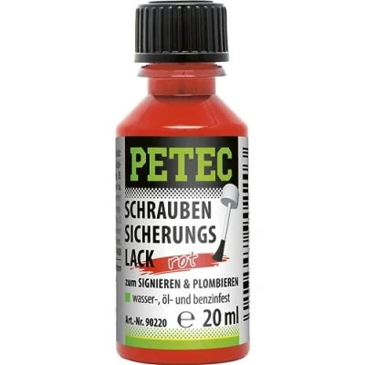 Abbildung von PETEC 90220 Lack 1K Flasche 20 Rot