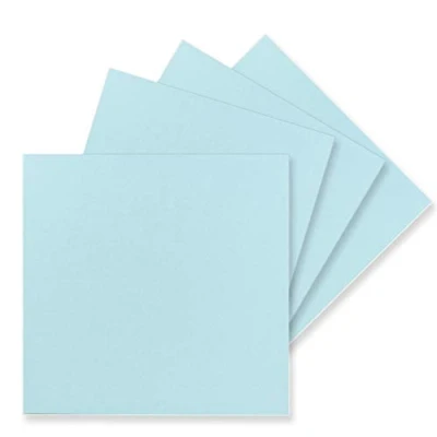 Abbildung von FarbenFroh by GUSTAV NEUSER 50 Einzel Karten Quadratisch 15 x cm in Hellblau (Blau) 240 g/m² blanko Bastel Karten, Postkarten, Bastelkarton Ton Papier Qualität