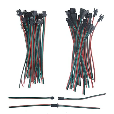 Abbildung von ALITOVE 20 Sätze 3 Pin JST SM Stecker Kabelverbinder LED Verbinder Kabel 15cm 20AWG Polige Anschluss für WS2812B WS2811 SK6812 RGBW Streifen Licht