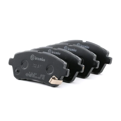 Abbildung von BREMBO P 16 013 Bremsbelagsatz mit akustischer Verschleißwarnung Zubehör SUZUKI: SWIFT 4, 5, Baleno II Hatchback, MAZDA: 2 Hatchback