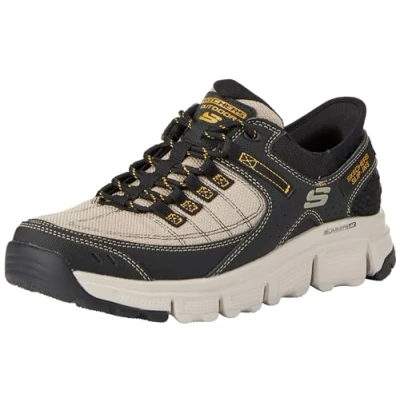 Abbildung von Skechers Herren Summits at Hands Free Slip in Sneaker, Taupe/Schwarz, 48.5 EU