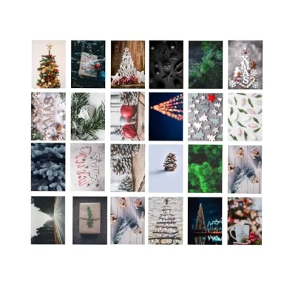 Abbildung von TK Gruppe Timo Klingler 48x Weihnachtskarten Christmas cards Grußkarten Weihnachten Geschenkkarten mit Briefumschlägen Umschlag Karten Postkarten