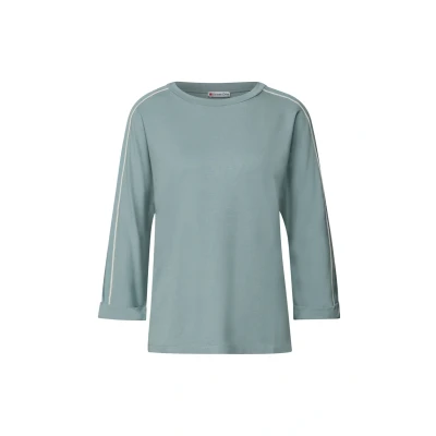 Abbildung von Street One Langarmshirt, Damen, Größe: 42, Blau