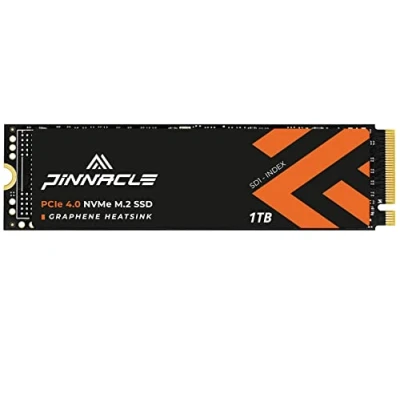 Abbildung von Timetec PCIe 4.0 Gaming SSD mit NVMe Phison E27T Gen4x4 M.2 2280 3D NAND TLC 2000TBW Lese /Schreibgeschwindigkeit bis zu 7.400/6.100 MB/s für PS5, PC, Laptop (1TB Graphene)