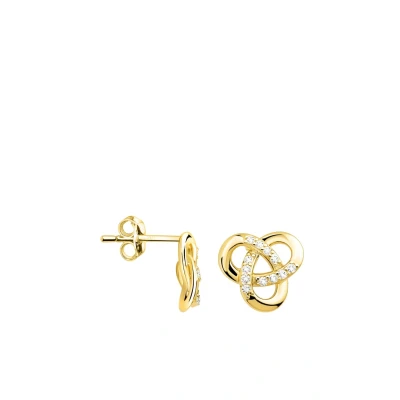 Abbildung von Sofia Milani Knoten Ohrringe goldcoloured, Damen, Größe: One Size, Gold coloured