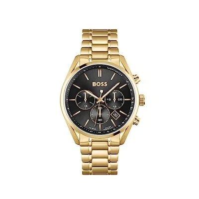 Abbildung von BOSS Champion Chronograph goldcoloured, Herren, Größe: One Size, Gold coloured