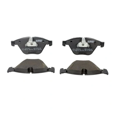 Abbildung von Jurid 573210JC Bremsbelagsatz White Low Dust Keramik für Verschleißwarnanzeiger vorbereitet BMW: 3 Touring, Saloon, 5 Touring
