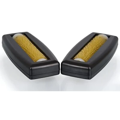 Abbildung von Crumpy Krümelbürste Tischroller Handstaubsauger für Auto Caravan Zuhause (2X Schwarz)