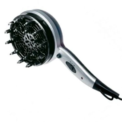 Abbildung von Efalock Professional STYLINGO Haartrockner mit Ionen Technologie Volumen für langes Haar In Silber/Schwarz