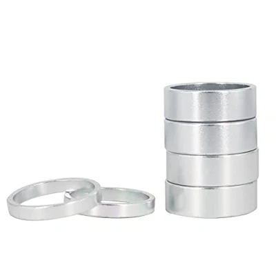 Abbildung von PLATT Fahrrad Ahead Vorbau Spacer 1&quot; Aluminium MTB Rennrad Distanzscheiben Headset 5mm/10mm für 25,4 mm Vorbauten und Gabeln(6pcs)